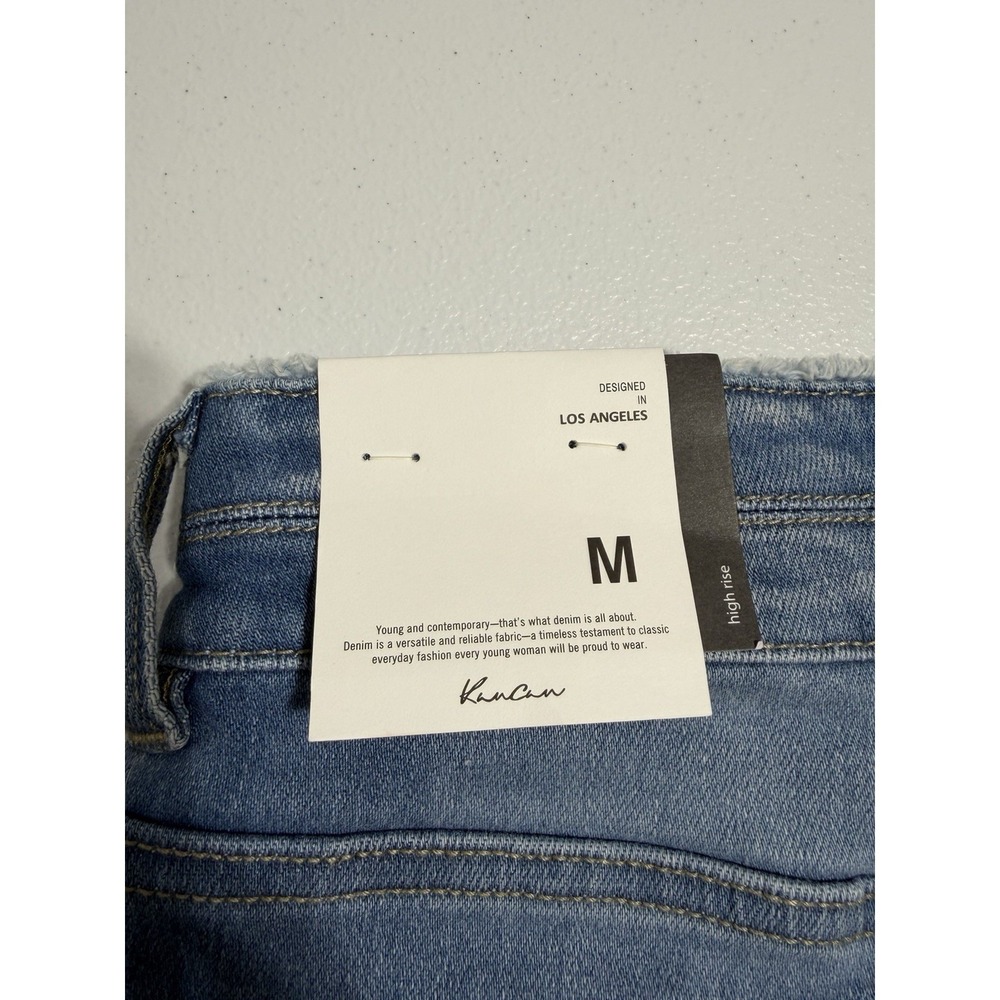 KanCan Womens High Rise Denim Shorts Medium Size M - Picture 4 of 8